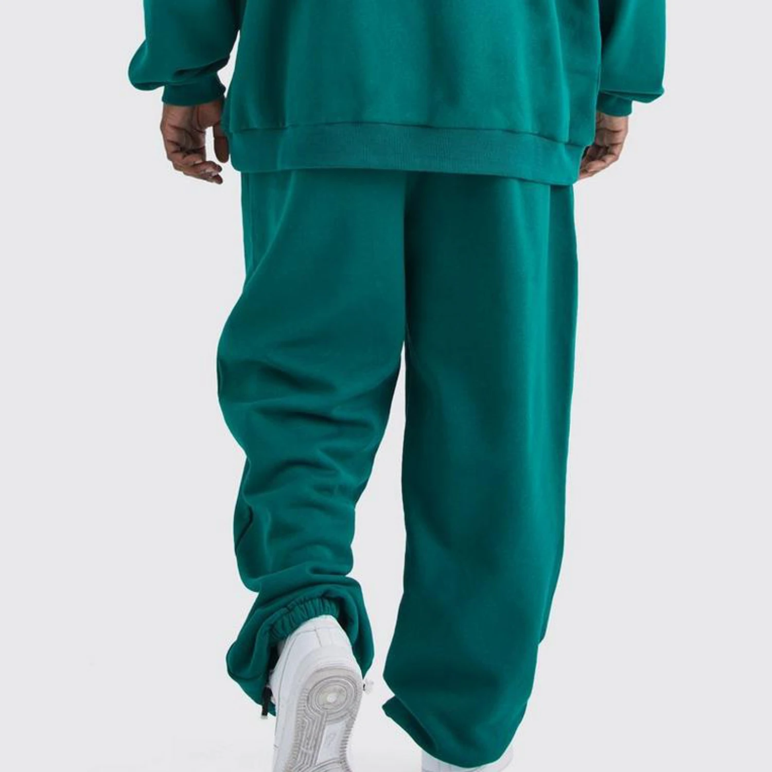 Pantalons de survêtement en coton pour hommes en gros, taille haute, multi-poches, pantalons de jogging, dentelle, tendance, surdimensionné, droit,